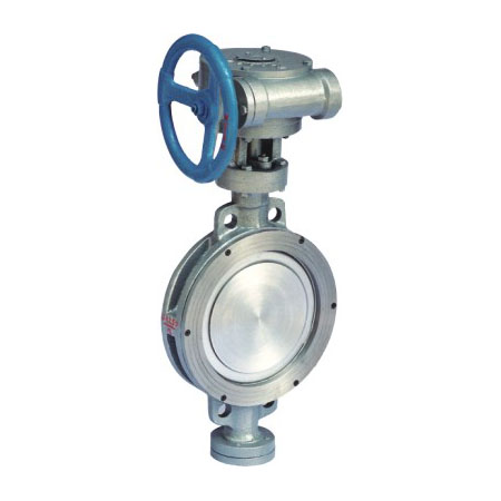 渦輪傳動對夾硬密封蝶閥 D373H-16